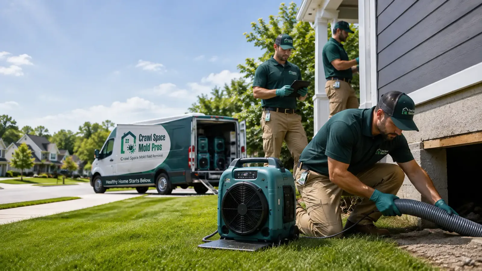 Crawl Space Mold Removal in Two Harbors, MN